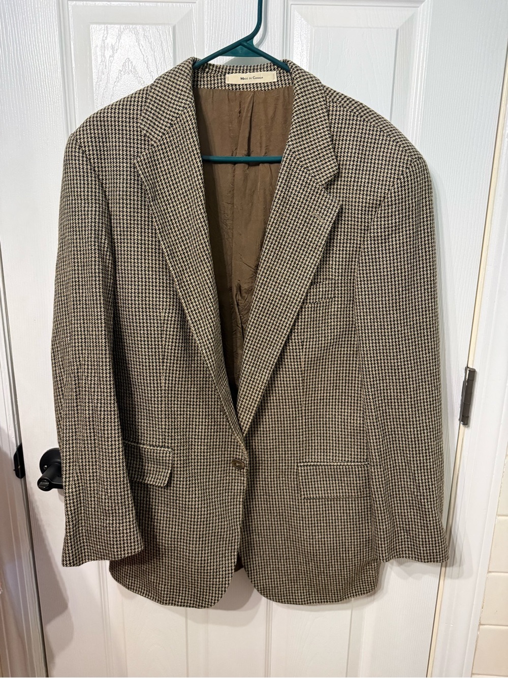 Ralph Lauren Houndstooth Sport Coat in Brown and Black
